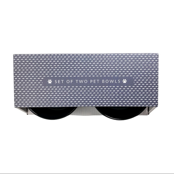 NIB Set Of 2 Pet Bowls: Paws Off & My Food - Picture 7 of 11